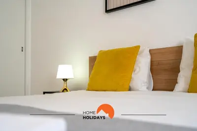an alley in positano with colorful houses at #162 Sumertime Flat by Home Holidays in Albufeira