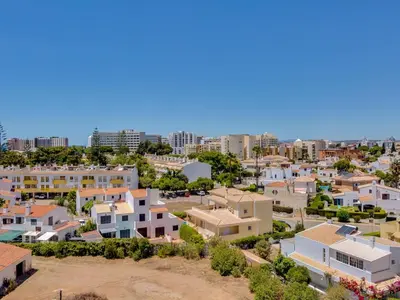 an aerial view of a city with buildings at AL - Apartamento Quinta do Romão in Quarteira