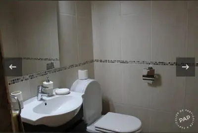 a bathroom with a sink and a toilet and a mirror at Casa Mar à Vista in Cavacos