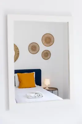 a living room with a couch and a table at #189 Montechoro Flat by Home Holidays in Albufeira