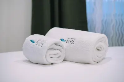 a roll of toilet paper sitting on a table at Atlantic Bliss in Albufeira