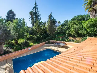 a swimming pool on top of a roof at Villa Maria by Interhome in Albufeira