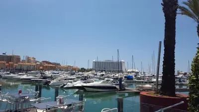 a bunch of boats docked in a marina at Vilamoura Dream House QR2 in Quarteira