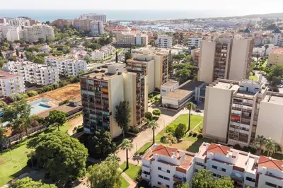 an aerial view of a city with buildings at ALICE - Vilamoura in Vilamoura