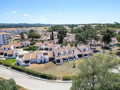 an aerial view of a suburb with houses at Villa Serenity Falésia by HelloVacations in Albufeira
