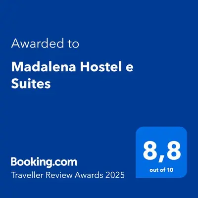 a screenshot of a cell phone with aania hospital at Madalena Hostel e Suites in Faro