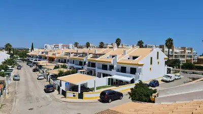 an aerial view of a street in a city at Villa V3 - Vale Pedras in Albufeira