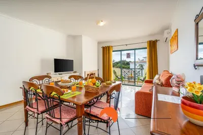 an image of an apartment complex with a swimming pool at #243 Jardins de Santa Eulália H23 by Home Holidays in Albufeira