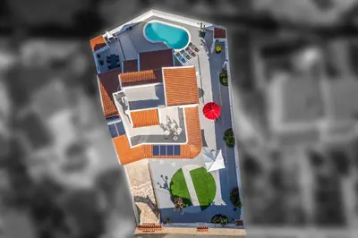 an aerial view of a building at Casa da Amélia in Albufeira