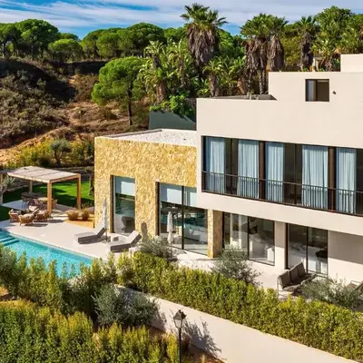 Luxury Villa In Quinta do Lago Private pool Rooftop Jacuzzi Office Game room ARKEO LUXURY