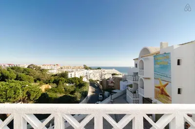 a view of the city from the balcony of a building at 404 - Oura - 2 Bedroom - Sea View in Albufeira
