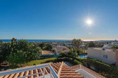 a view from the balcony of a house at Villa Andrea in Albufeira