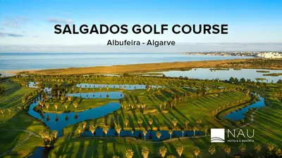an aerial view of the alabacs golf course at Galé Beach Studio - Albufeira - Sea View in Guia