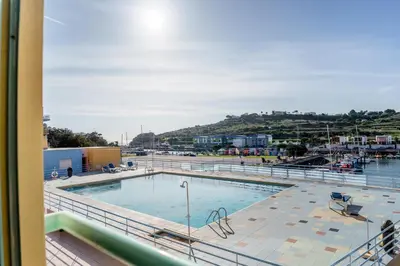 a swimming pool on the deck of a cruise ship at Marina 4B 1D By RS in Albufeira