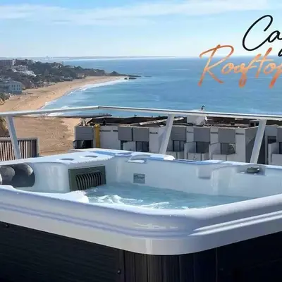 Casa rooftop jacuzzi and magnificent sea view