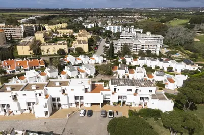 an aerial view of a city with white houses at Vilamoura Retreat - Sunset View by HD in Vilamoura