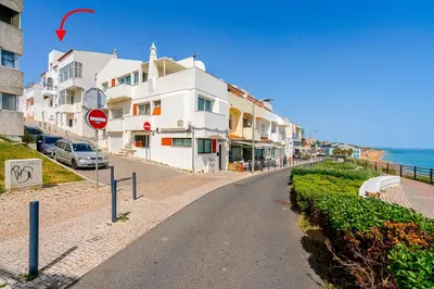 an aerial view of a building next to the ocean at Sandora Dune by Seareen in Albufeira