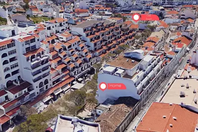 an aerial view of a city with buildings at #317 Edificio Linda Vista by Home Holidays in Albufeira
