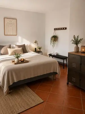 a room with a door and a sign on the wall at Refúgio No16 Ocean Air & Rooftop Flair in Albufeira