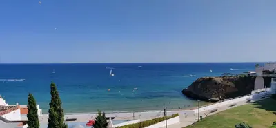 a view of a beach with the ocean at Sea Paradise in Albufeira
