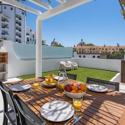 Duplex T2 com terraço e BBQ em Vilamoura
