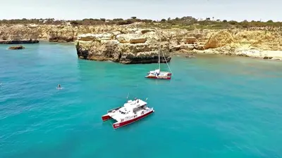 two boats in a large body of water at Marina Vilamoura - Aquamar 205 - 3 Quartos in Quarteira