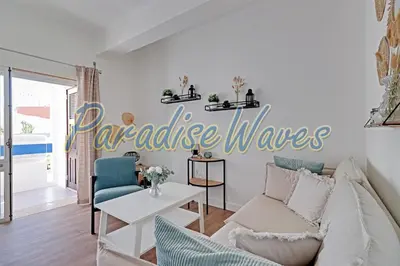 a living room with a couch and a table at Apartment Ouramar - 550 meters from de beach in Albufeira