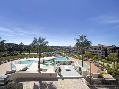 arial view of a pool at a resort at Apartment Pine Hills Jade by Interhome in Vilamoura