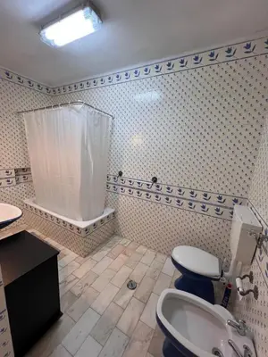 a bathroom with a toilet and a sink at Villa UM in Albufeira