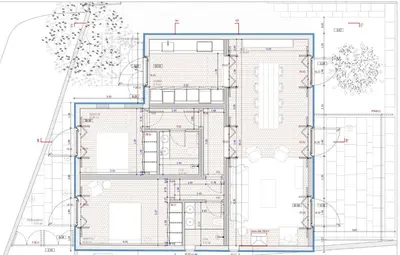a floor plan of a house at Espuma do Tempo in Quarteira