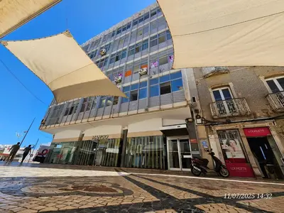 a building on a city street with a building at Blife Europya - private rooms at Santantonya 3rd floor in Faro