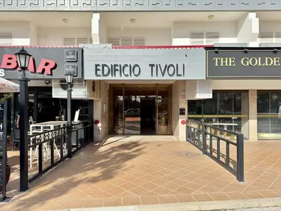 an entrance to a building with a sign that reads echo twigil at Vilamoura Marina Beach With Pool by Homing in Vilamoura