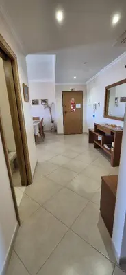 a large room with a pool table and a hallway at Spacious 2 Bedroom Condo in Albufeira in Albufeira