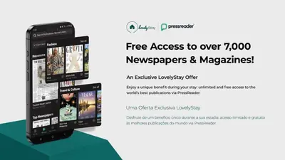 a screenshot of the newpages magazines website at Cosy 3Bdr Flat near University by LovelyStay in Faro