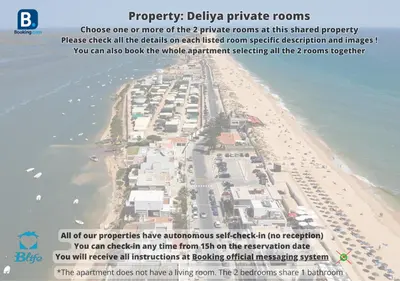 a map of a beach with a bunch of buildings at Blife Delya private rooms at Faro beach in Faro