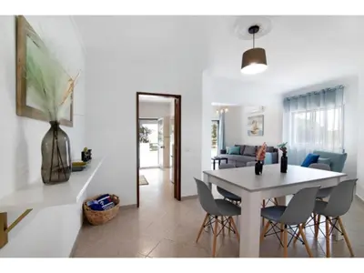 a living room with a couch and a table at Apartment Jade-Sunny Way by Interhome in Albufeira