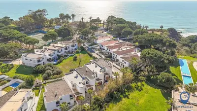 an aerial view of a house and the ocean at Balaia Mar 63D By MTPhomes in Albufeira