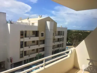 a view from the balcony of a building at Moura 11 in Vilamoura