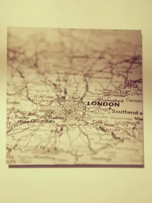 a close up of a map at Apartamento S. Luis in Faro
