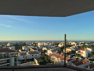 a view of a city with white buildings at Algarve Vacations Flat in Albufeira