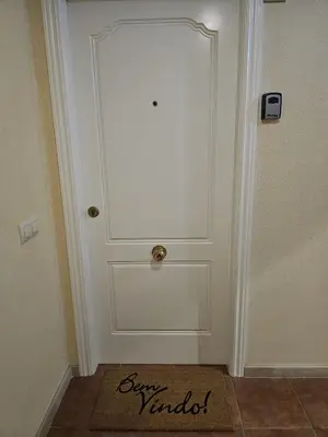 a door with a sign that says dry voldemort at Apartment Calcada in Albufeira