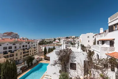 a view of the city from the apartment at Casas Barulho Apartments Old Town in Albufeira