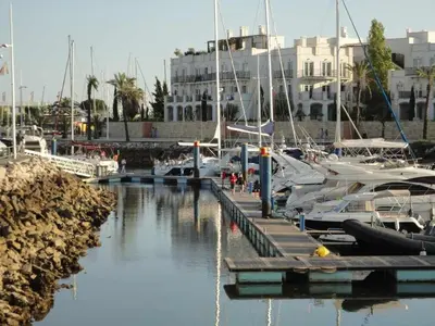 a group of boats docked at a marina at VilamouraSun Aquamar 418 - Vista Marin in Vilamoura