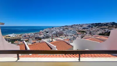 a view of a city from the roof of a building at Albufeira, Sea and old town view (32) in Albufeira