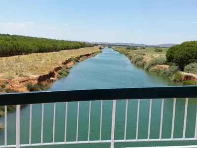 a view of a river from a bridge at Sol Nascente- Piscina, Wifi, Familiar in Vilamoura