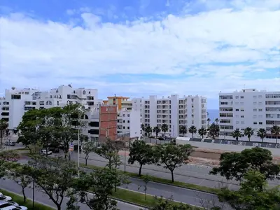a view of a city with tall buildings at SATÉLITE AC&Garagem in Quarteira