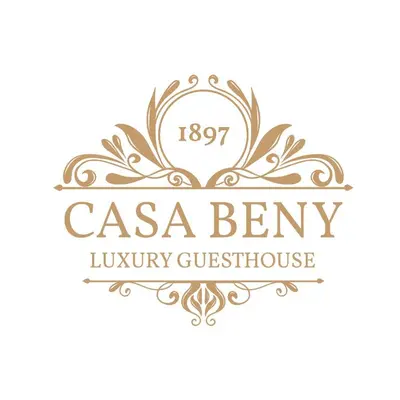 a vintage logo for a luxury guesthouse at Casa Beny 1897 Guesthouse in Loulé