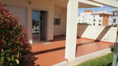 a view from the balcony of a house at Pool & Garden Oura Albufeira Flat in Albufeira
