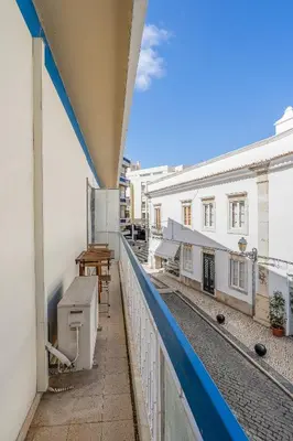 a view from the balcony of a building at Casa Gago in Faro