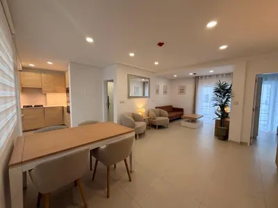 a hallway with a view of a balcony at Guest House Dianamar in Albufeira